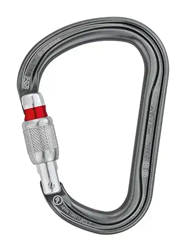 HMS-Karabiner Petzl William M36A SL aus Aluminium mit Schraubverriegelung