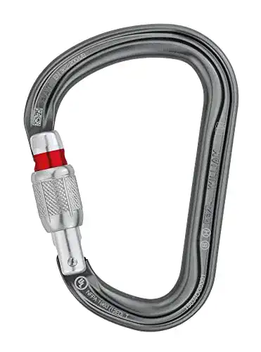 HMS-Karabiner Petzl William M36A SL aus Aluminium mit Schraubverriegelung