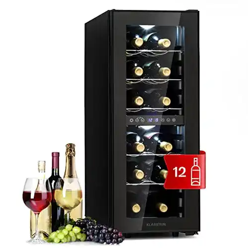Weinkühlschrank mit 2 Zonen von Klarstein freistehend