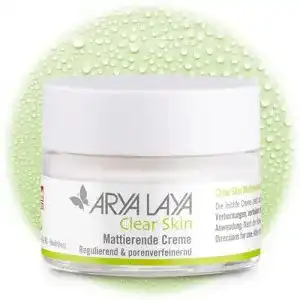 Mattierende Gesichtscreme Arya Laya Clear Skin 50 ml für fettige Haut