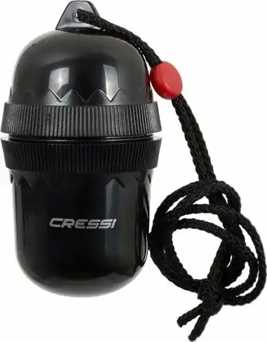 Cressi Dry Box 110mm Schwarz – wasserdichte Trockenbox für den Wassersport