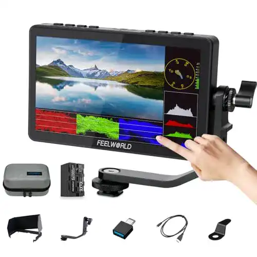 Field Monitor Feelworld F5 Pro V4 mit 6 Zoll Touchscreen und 3D LUT