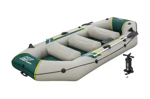 Bestway Hydro-Force Schlauchboot Komplett-Set für bis zu 4 Personen