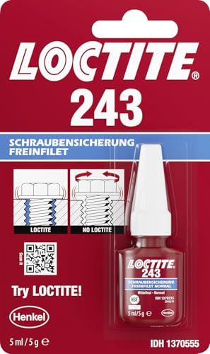 Schraubensicherung mittelfest Loctite 243 für Metallgewinde