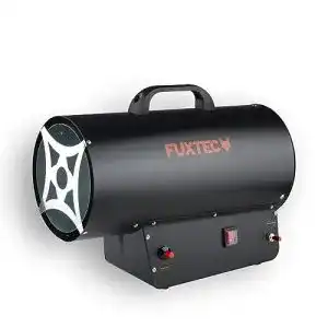 Gasheizgebläse Fuxtec GH33 mit 33 kW Heizleistung und Thermostat