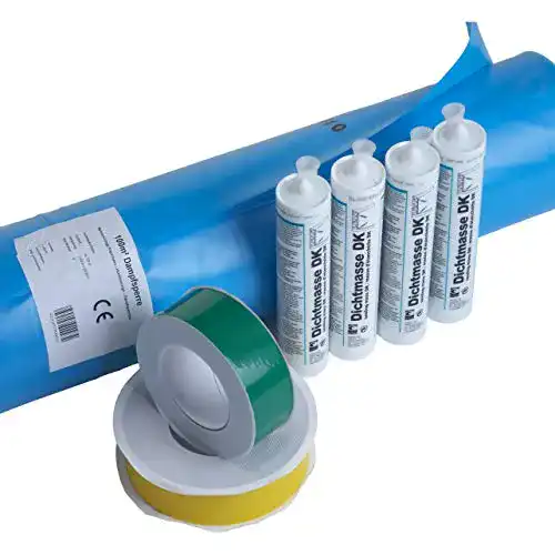 Dampfbremsfolie Set für Dachabdichtung 100m²