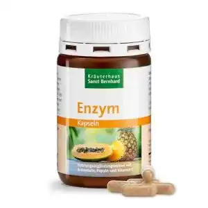 Papain Enzym-Kapseln von Sanct Bernhard mit Bromelain und Vitamin C