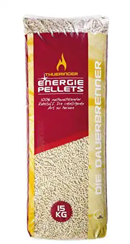 Thüringer Energiepellets 15 kg Holzpellets für Heizung und Einstreu