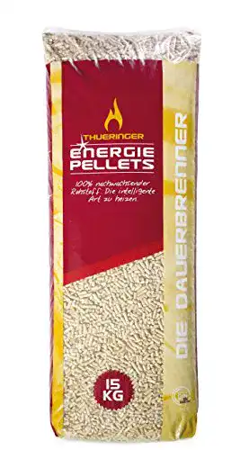 Thüringer Energiepellets 15 kg Holzpellets für Heizung und Einstreu