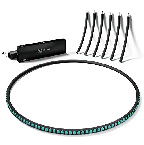 Hula-Hoop-Reifen 7PFEIL für Erwachsene Edelstahl und Schaumstoff