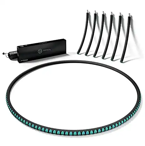 Hula-Hoop-Reifen 7PFEIL für Erwachsene Edelstahl und Schaumstoff