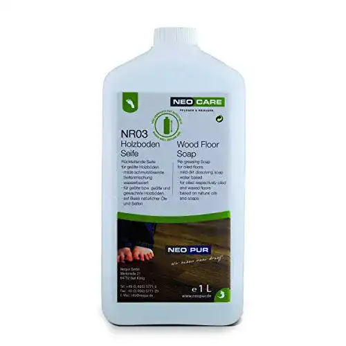 Holzbodenseife Neocare farblos NR03, 1 Liter für geölte Böden