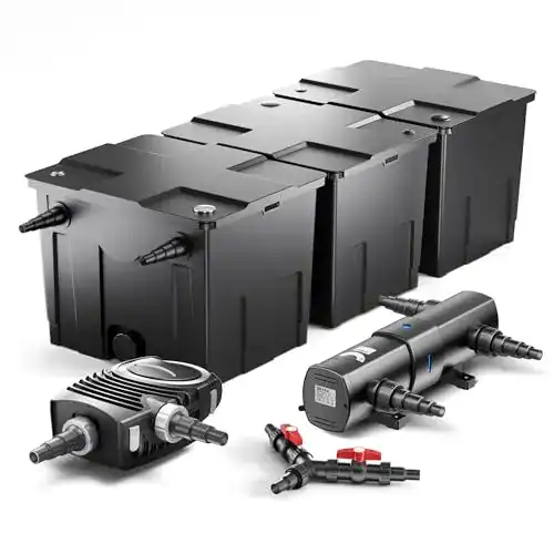 Sunsun Teichfilter Komplettset CBF-350C für Teiche bis 90000 Liter