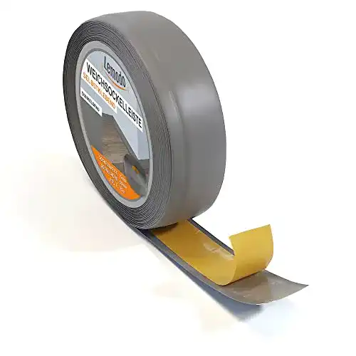 Weichsockelleiste LEMODO – flexible PVC-Sockelleiste 50 x 15 mm