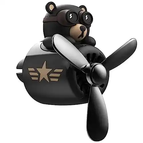 Auto-Lufterfrischer mit Cartoon-Bär-Pilot für angenehme Luftqualität