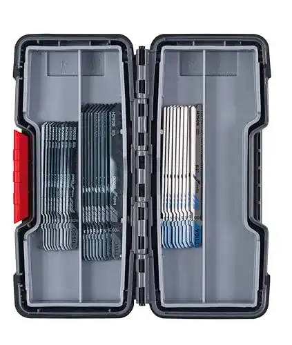 Bosch Professional 30-teiliges Set für Stichsägeblätter für Holz und Metall