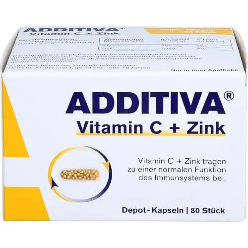 Vitamin C und Zink Kapseln von Additiva Dr.B.Scheffler