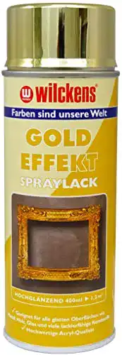 Wilckens Gold-Effekt Spraylack 400 ml für verschiedene Oberflächen
