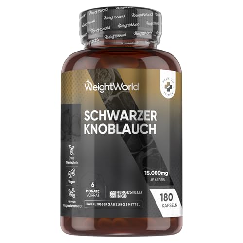 Knoblauch Kapseln von WeightWorld mit schwarzem Knoblauch 20:1