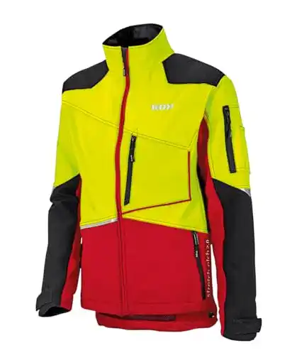 Forstjacke Kox Stretch Elch 2.0 in Rot/Gelb Größe S