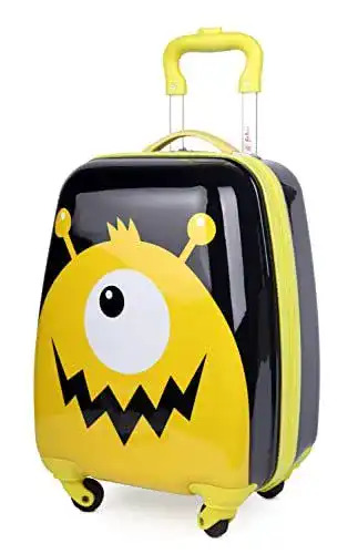 Kabinentrolley für Kinder, Monster Design, Leichter Kinderkoffer