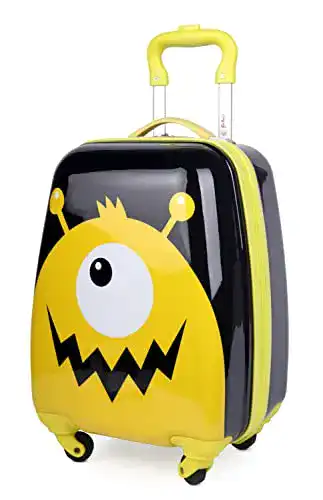 Kabinentrolley für Kinder, Monster Design, Leichter Kinderkoffer