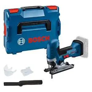 Bosch Professional Akku Stichsäge GST 18V-125 S mit 1x Sägeblatt und Absaug-Set