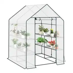 Gewächshaus WOLTU Folien 143 x 143 x 195 cm 130 g/m² PE
