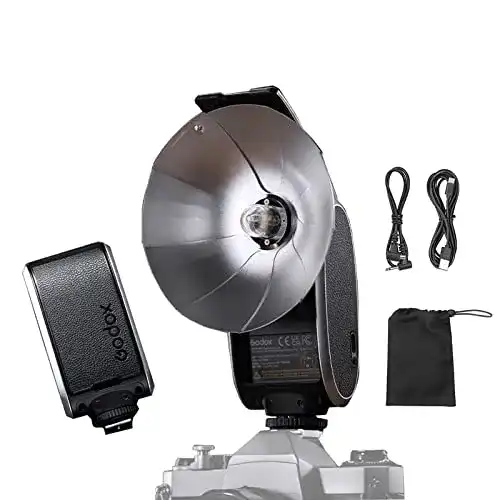 Godox Lux Senior Retro Kamerablitz GN14 mit CCT 6000 ± 200 K