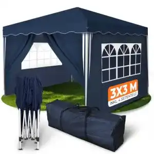 Faltpavillon Kronenburg wasserdicht 3 x 3 m mit UV-Schutz