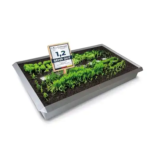 Schneckenzaun innogard S7052-004 Set 16 Teile Galvalume