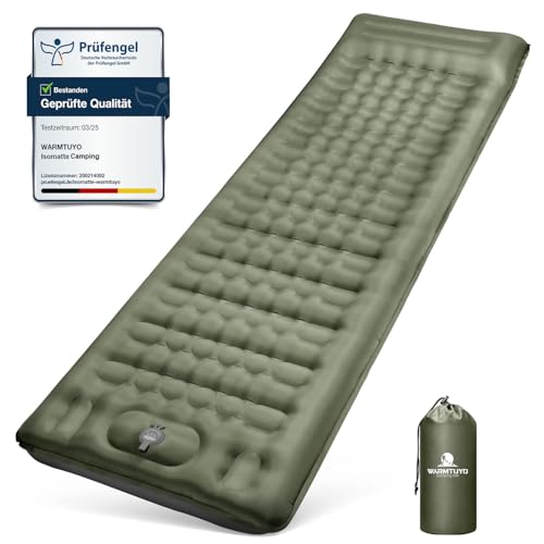 Camping Isomatte Warmtujo 12cm selbstaufblasbare Matratze für Outdoor
