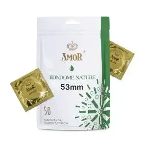 Amor Nature Premium Kondome Transparente Kondome mit idealer Passform