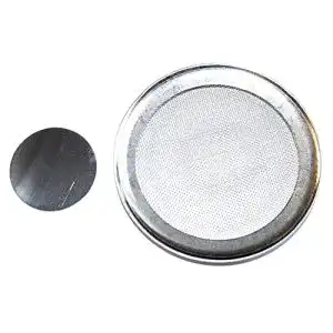 Räuchersieb mit Metallplättchen für Räucherwerk, Durchmesser 9,5 cm