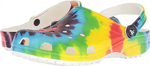 Crocs Unisex Erwachsene Classic Tie-Dye Clogs, Multi, 36/37 EU