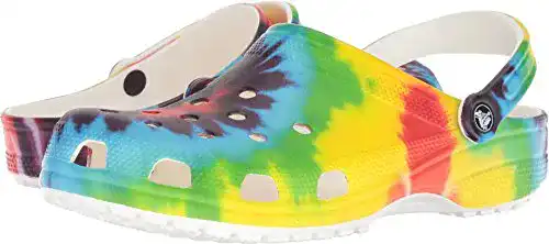 Crocs Unisex Erwachsene Classic Tie-Dye Clogs, Multi, 36/37 EU