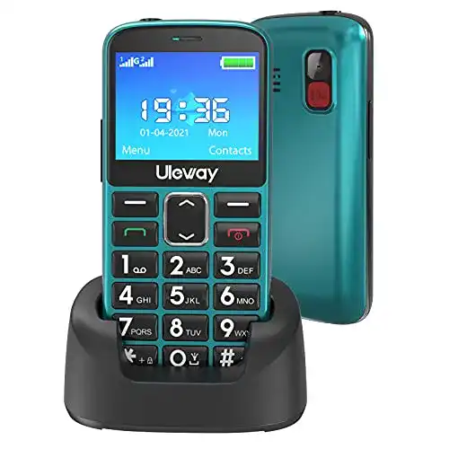 Seniorenhandy Uleway mit großen Tasten und Dual-SIM-Funktion