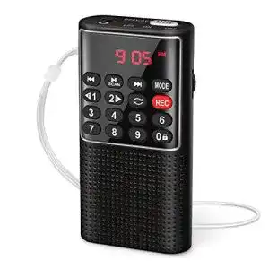 Fahrradradio Prunus J-328 tragbares FM-Radio mit Aufnahmefunktion