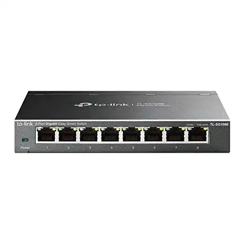 TP-Link TL-SG108E 8-Port Gigabit Managed Switch