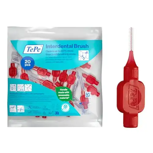 TePe Interdentalbürste Rot ISO-Größe 2 für effektive Zahnreinigung