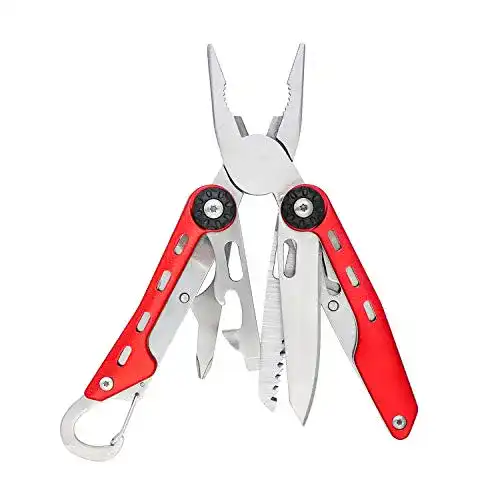 Multitool Amazon Basics 10-in-1 mit Sicherheitsschloss aus Edelstahl