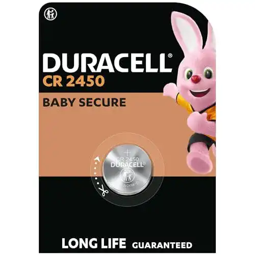 CR2450 Duracell Lithium-Knopfzelle 3 V (1 Stück)