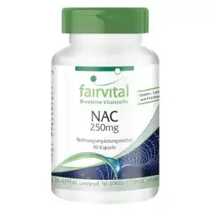 N-Acetylcystein Fairvital 250mg – 90 Kapseln – Aminosäure