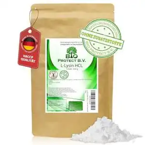 Lysin Pulver 500 Gramm von Bio Protect B.V. 100% natürliche Aminosäure