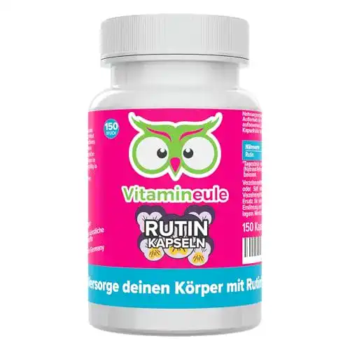 Rutin Kapseln 500 mg aus Buchweizen – vegan und ohne Zusatzstoffe