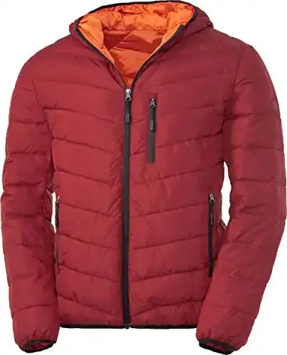 Daunenjacke für Herren von Chiemsee, winddichte Steppjacke in Bordeaux