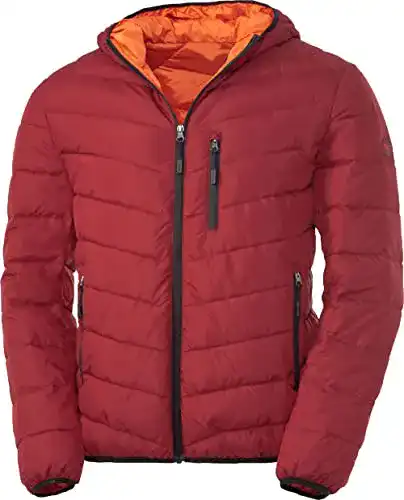 Daunenjacke für Herren von Chiemsee, winddichte Steppjacke in Bordeaux