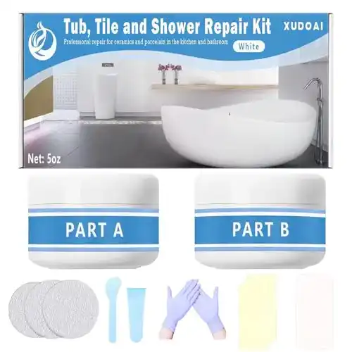 Badewannen Reparaturset für Emaille, Acryl und Keramik – 5oz