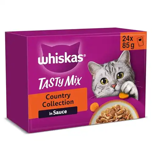 Whiskas Nassfutter 1+ Katzenfutter Tasty Mix Country Collection