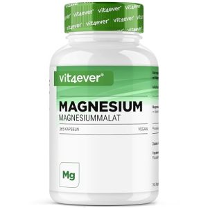 Magnesium Malat Vit4Ever 365 Kapseln mit 2000 mg hochdosiertem Magnesium